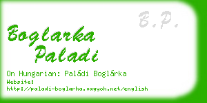 boglarka paladi business card